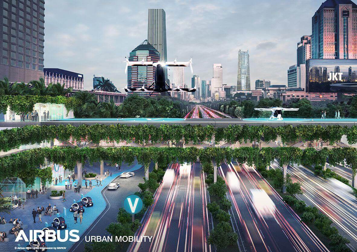 MVRDV and Airbus - Urban Mobility Jakarta