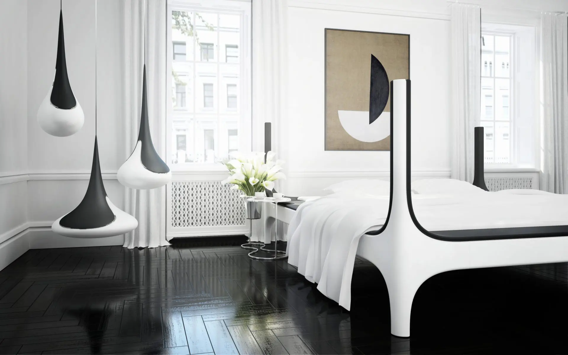Four poster bed - Glint by Michael Raymond