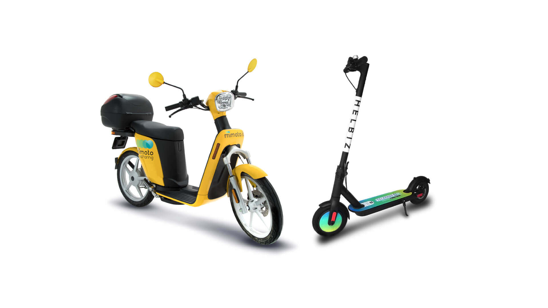 Mimoto & Helbiz - scooters