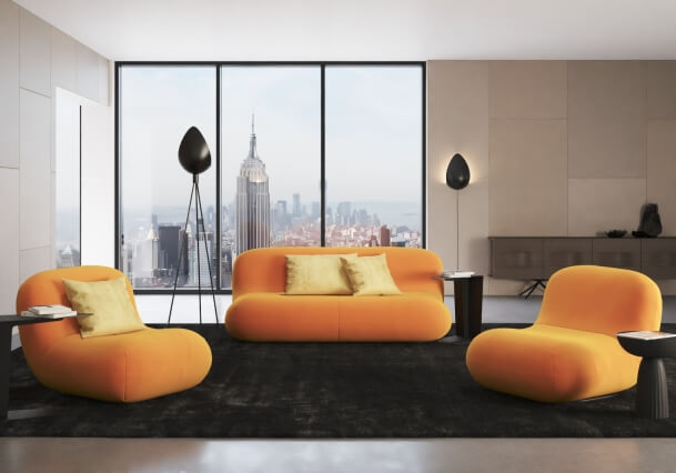 SIT Furniture Design Awards - Chelsea collection orange