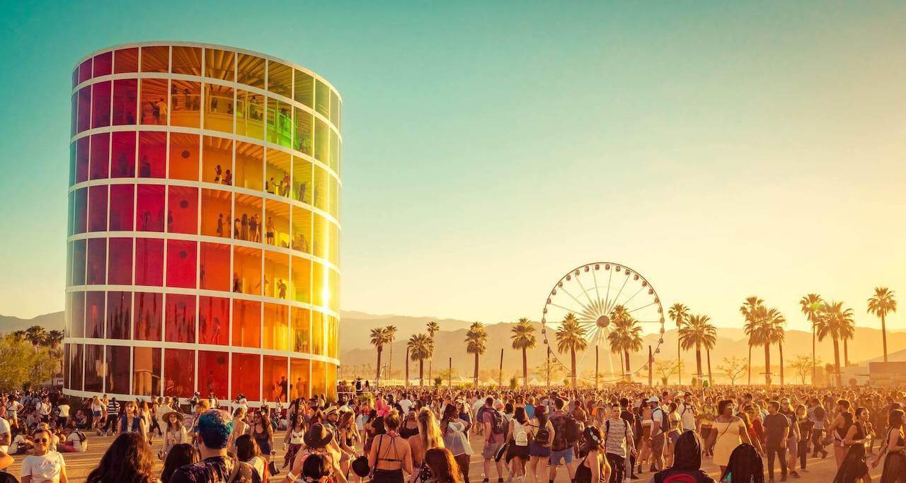 Art installations: Spectra by Newsusbstance for Coachella Valley Music and Arts Festival