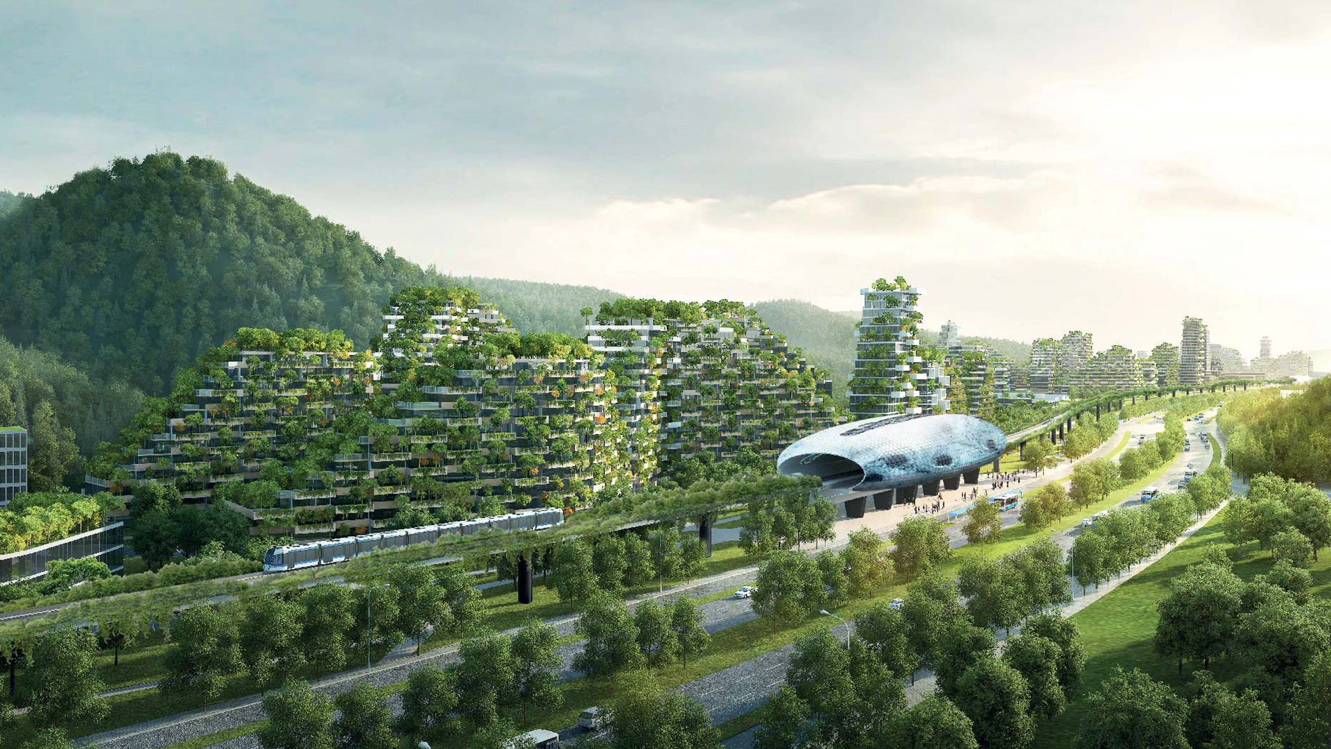 Liuzhou Forest City by Stefano Boeri Architetti