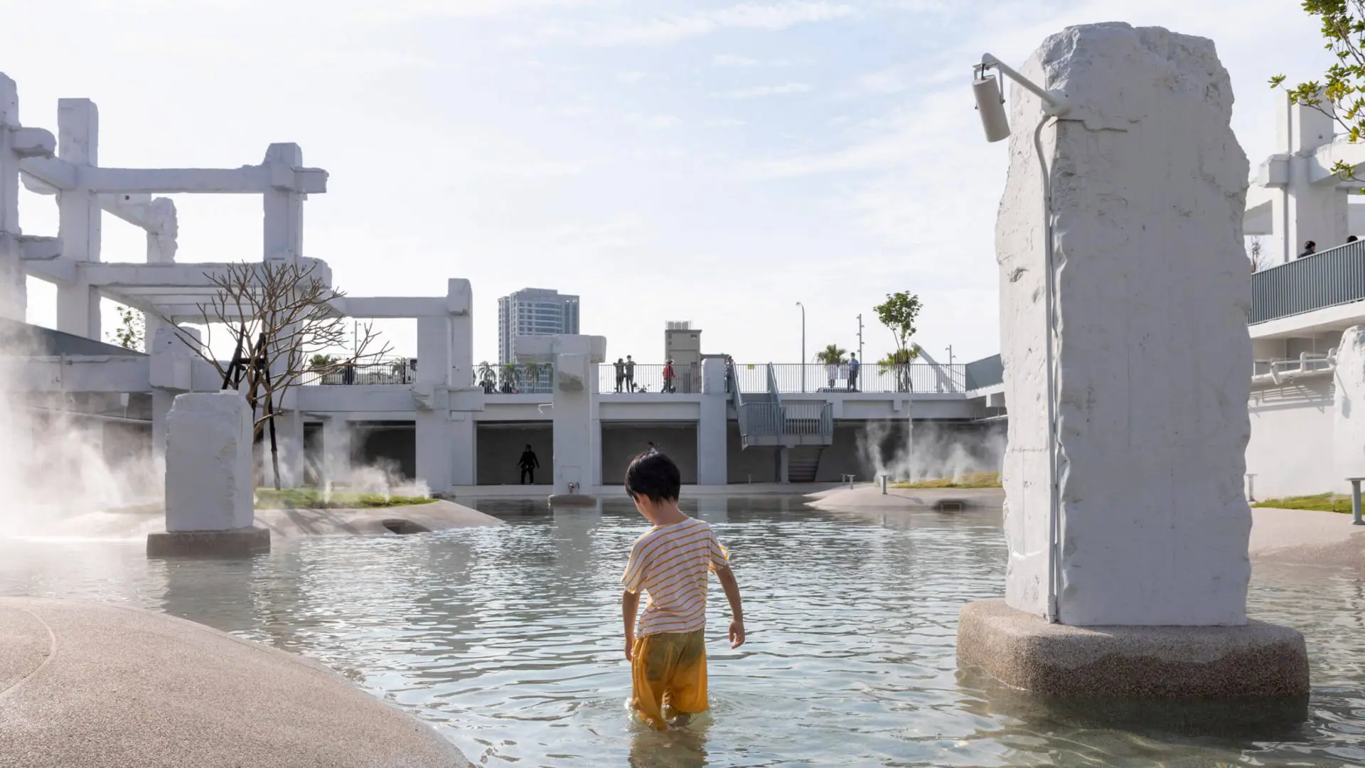 Tainan Spring by MVRDV - view from the pool