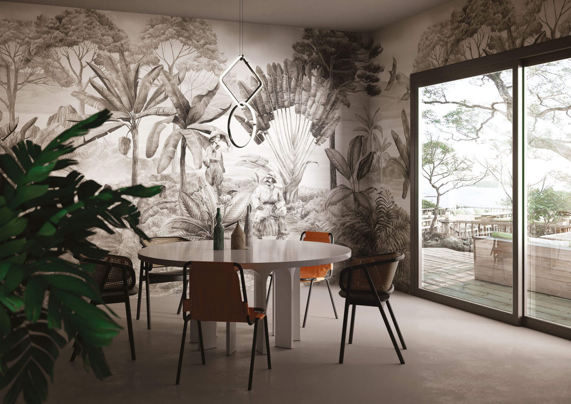 Tecnografica wallpaper decorations - Livingstone