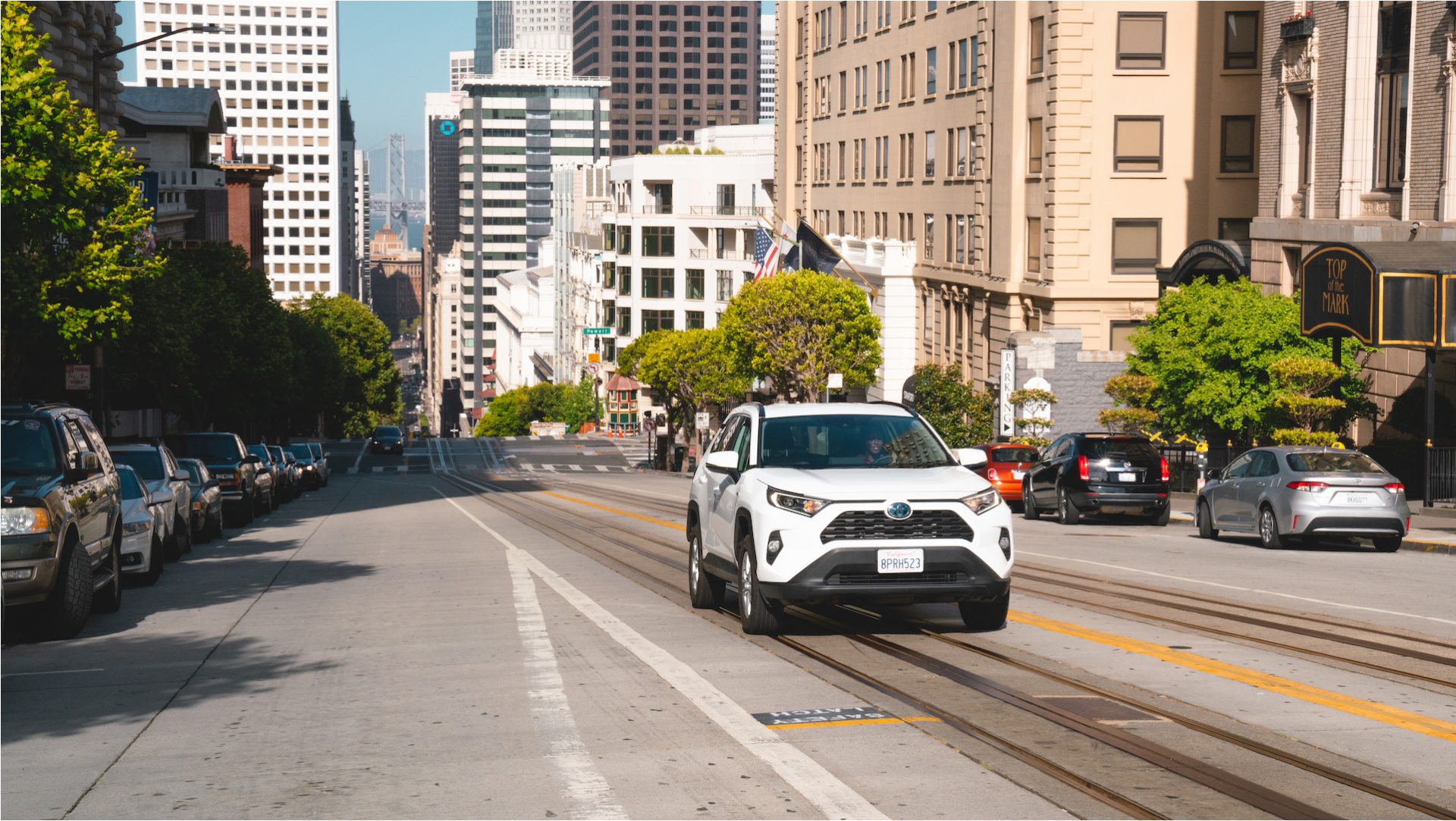 Upshift car sharing- in use