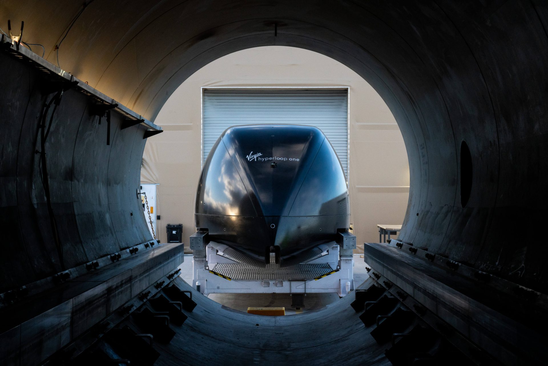 Virgin Hyperloop - tunnel testing