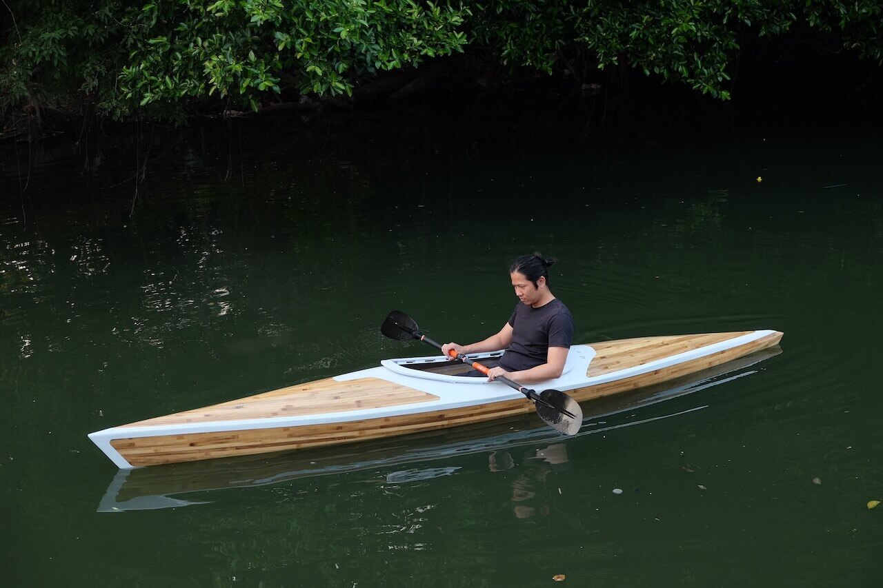 Biocircular Design Thailand - kayak in use