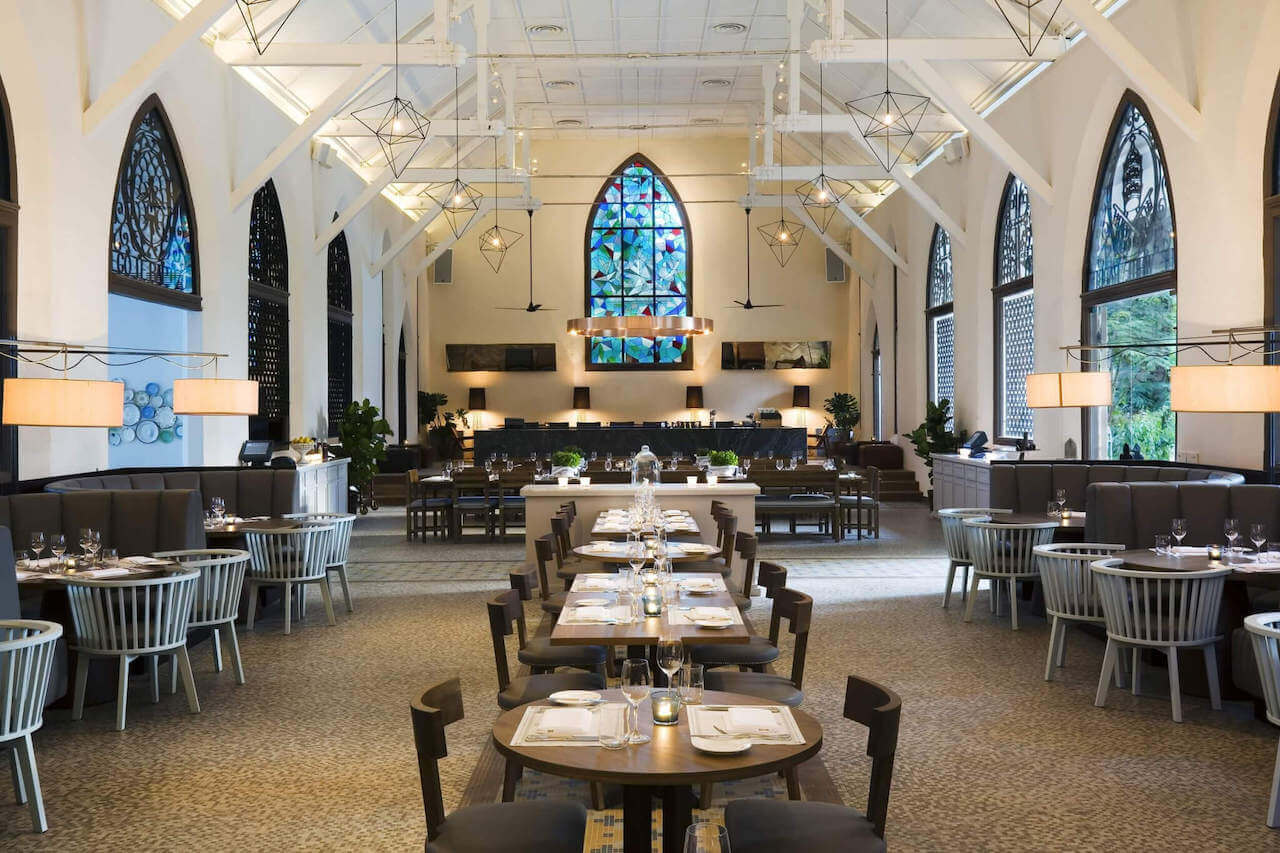 Church Restaurant - The White rabbit interior
