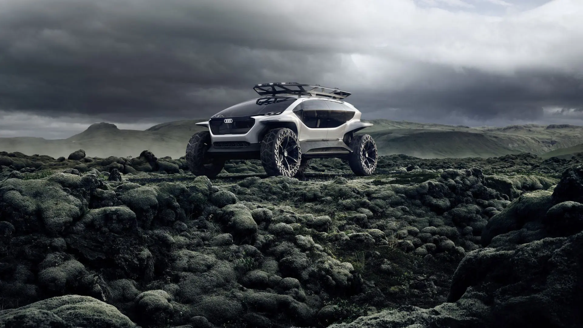 The Audi AI: TRAIL Quattro united automated driving with superb off-road capabilities.