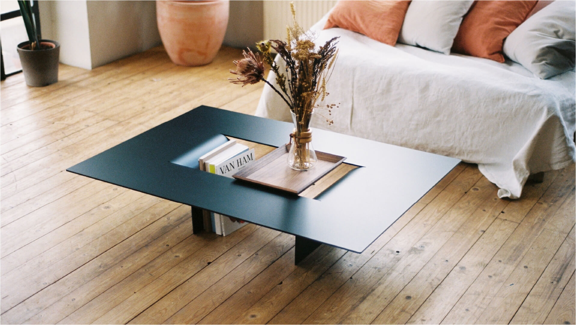 CUT coffee table - in setting