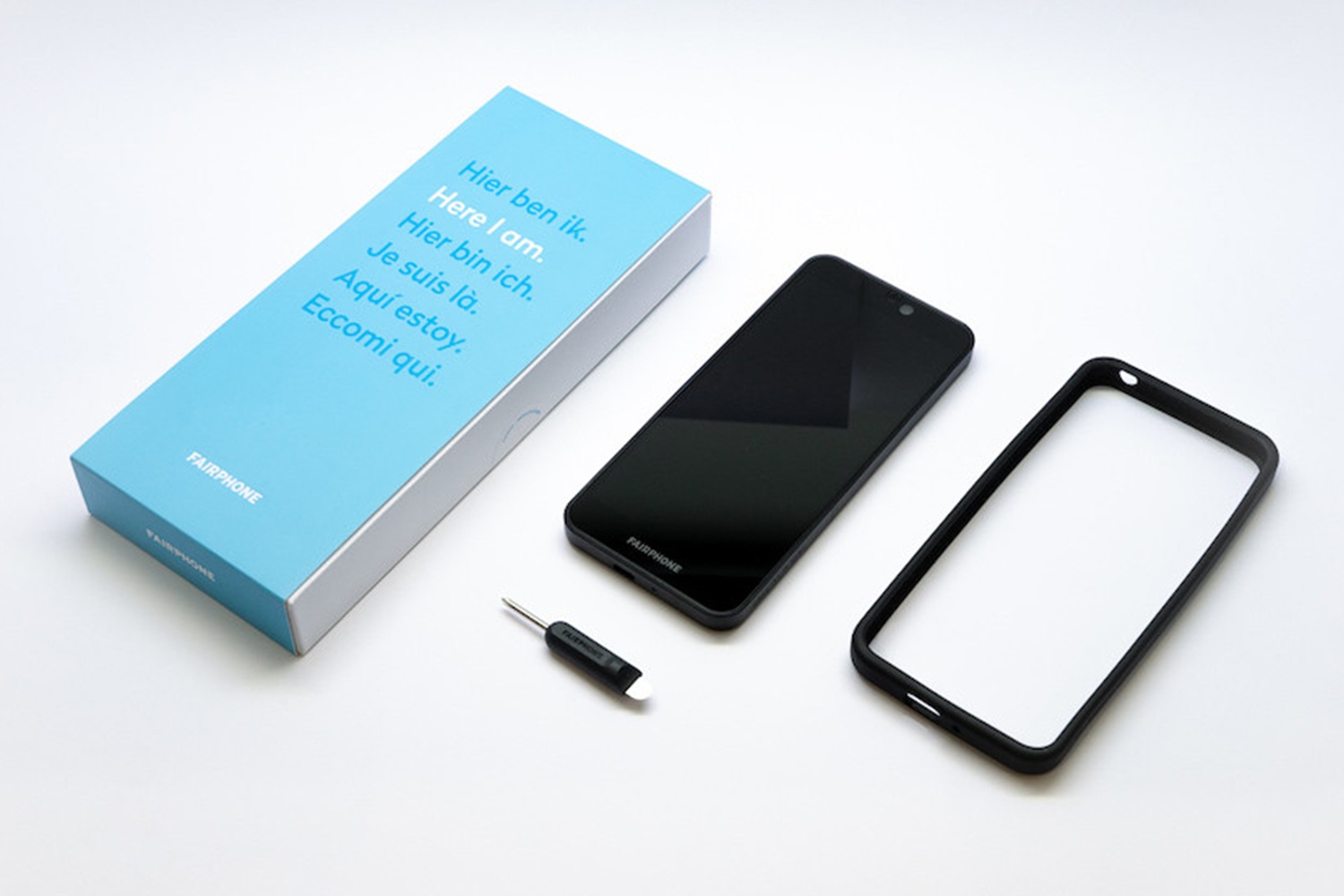 The Fairphone 3 packaged the change with a screwdriver and extra protection