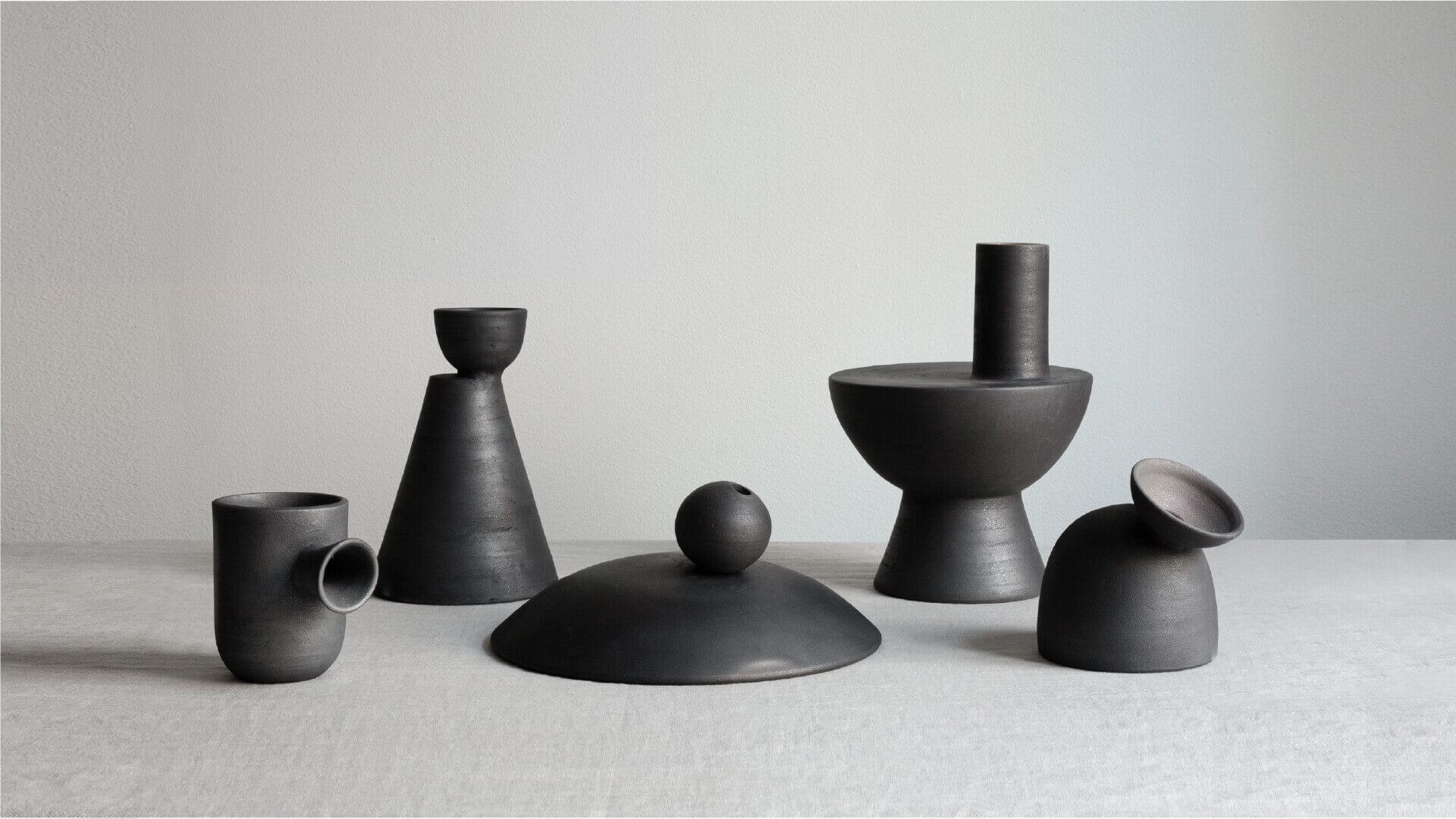 Gabriel Tan - Origin Charred Vases