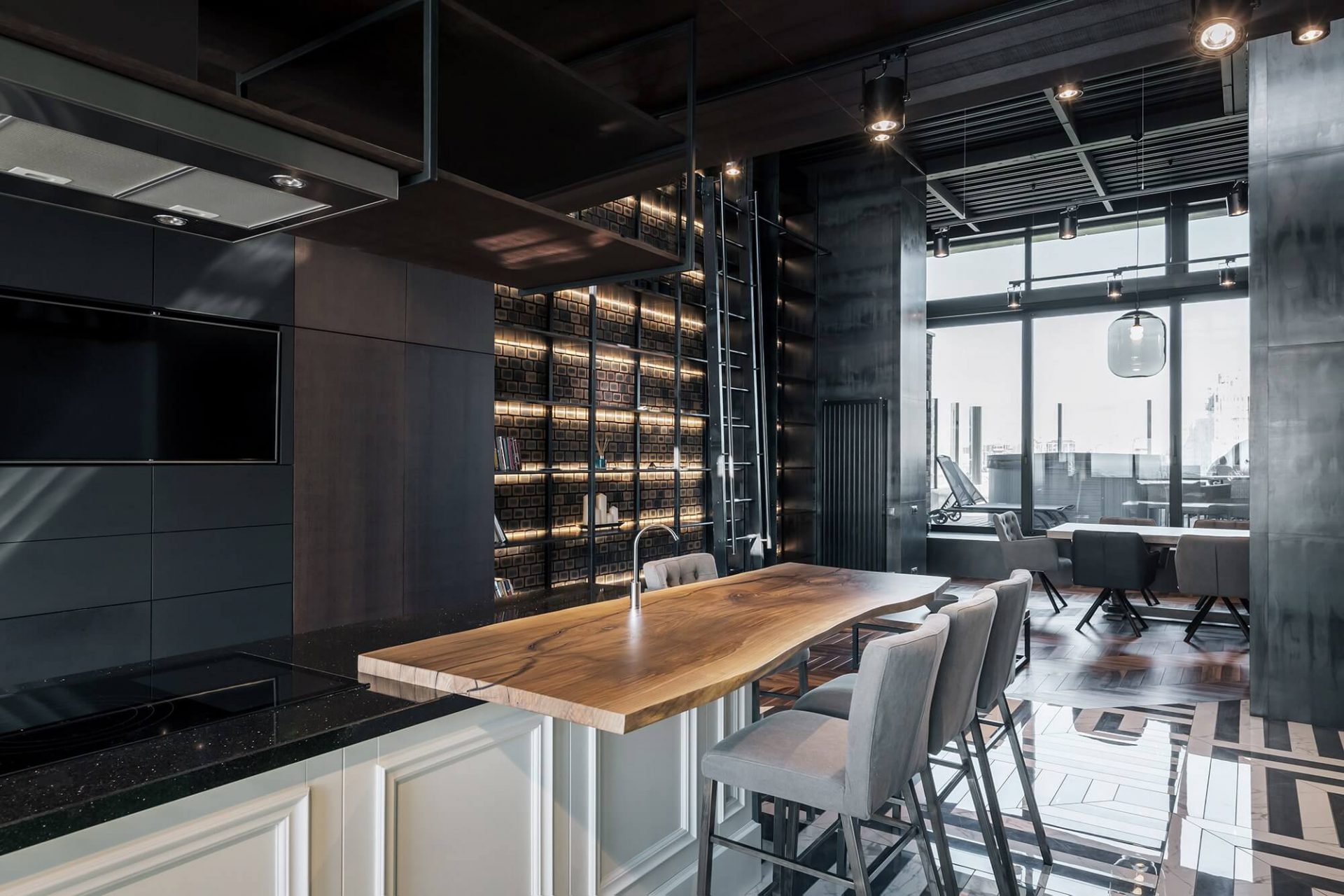 luxury apartment PecherSKY by yodezeen