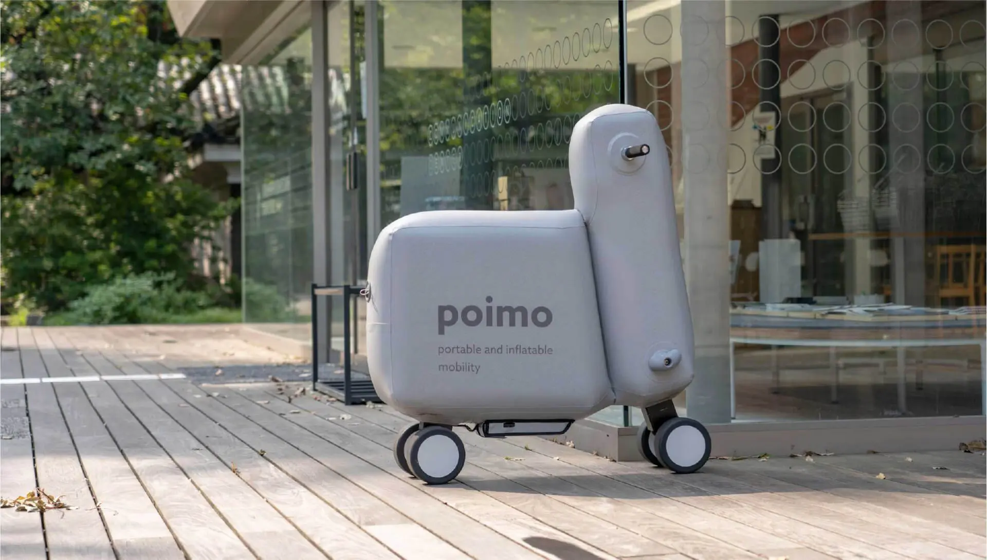 Poimo stands for portable and inflatable mobility