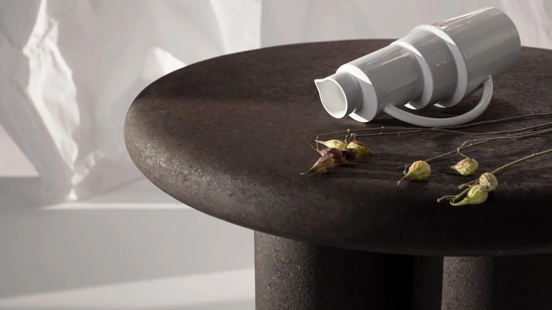 Cork collection by Tom Dixon - stool closeup
