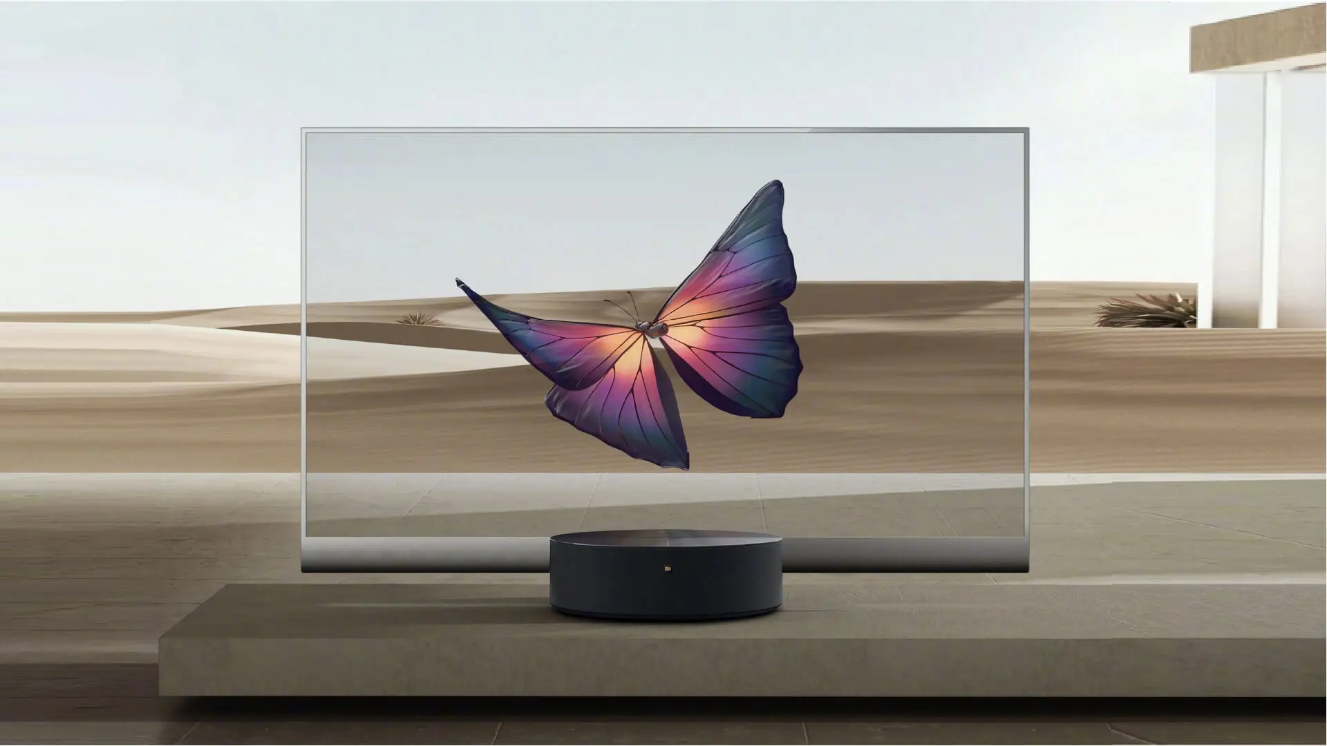 Transparent TV - see-through display