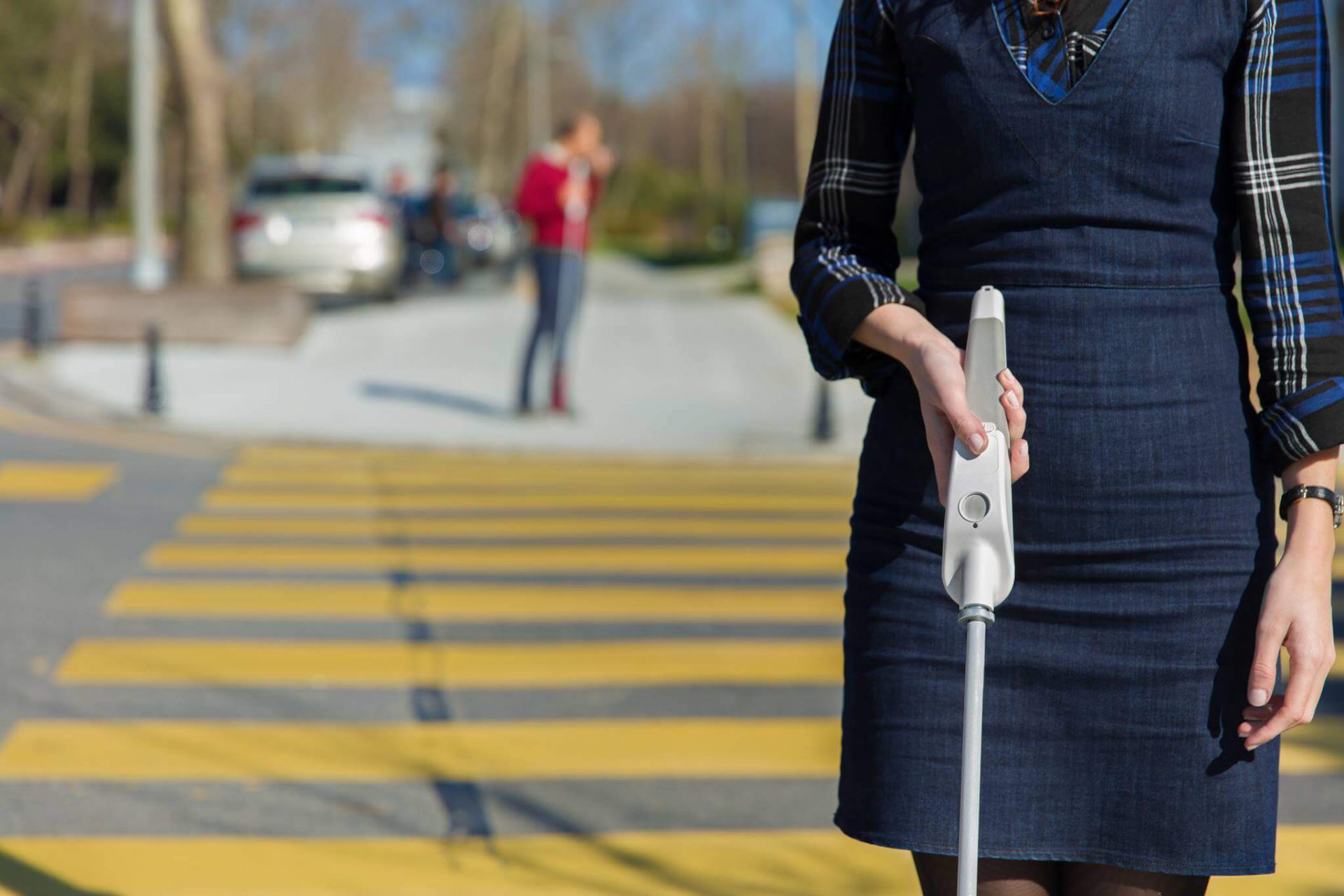 WeWALK: a smart cane for blind people with Uber and Google Maps integration