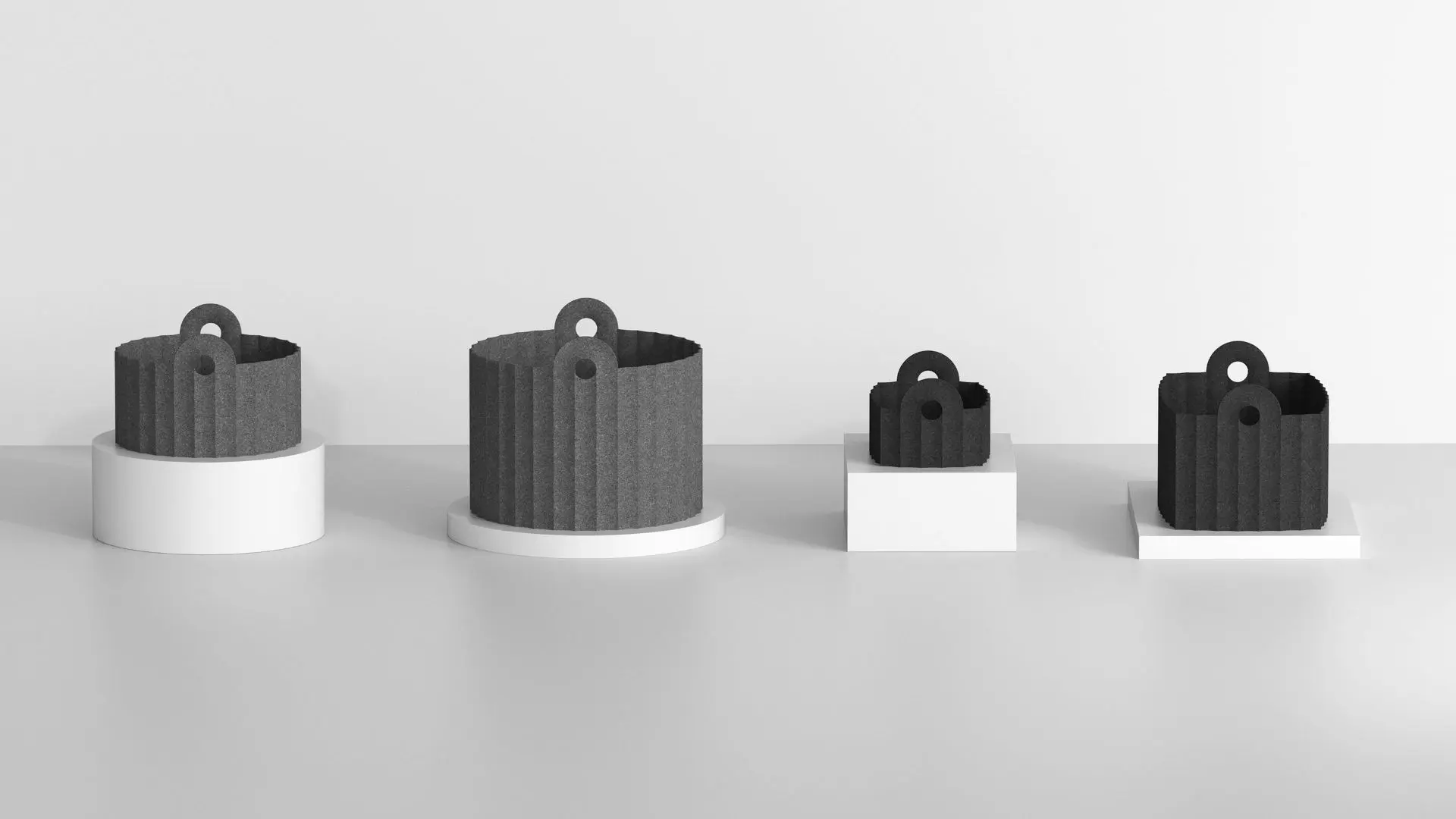 Column Baskets by Venco Design Studio