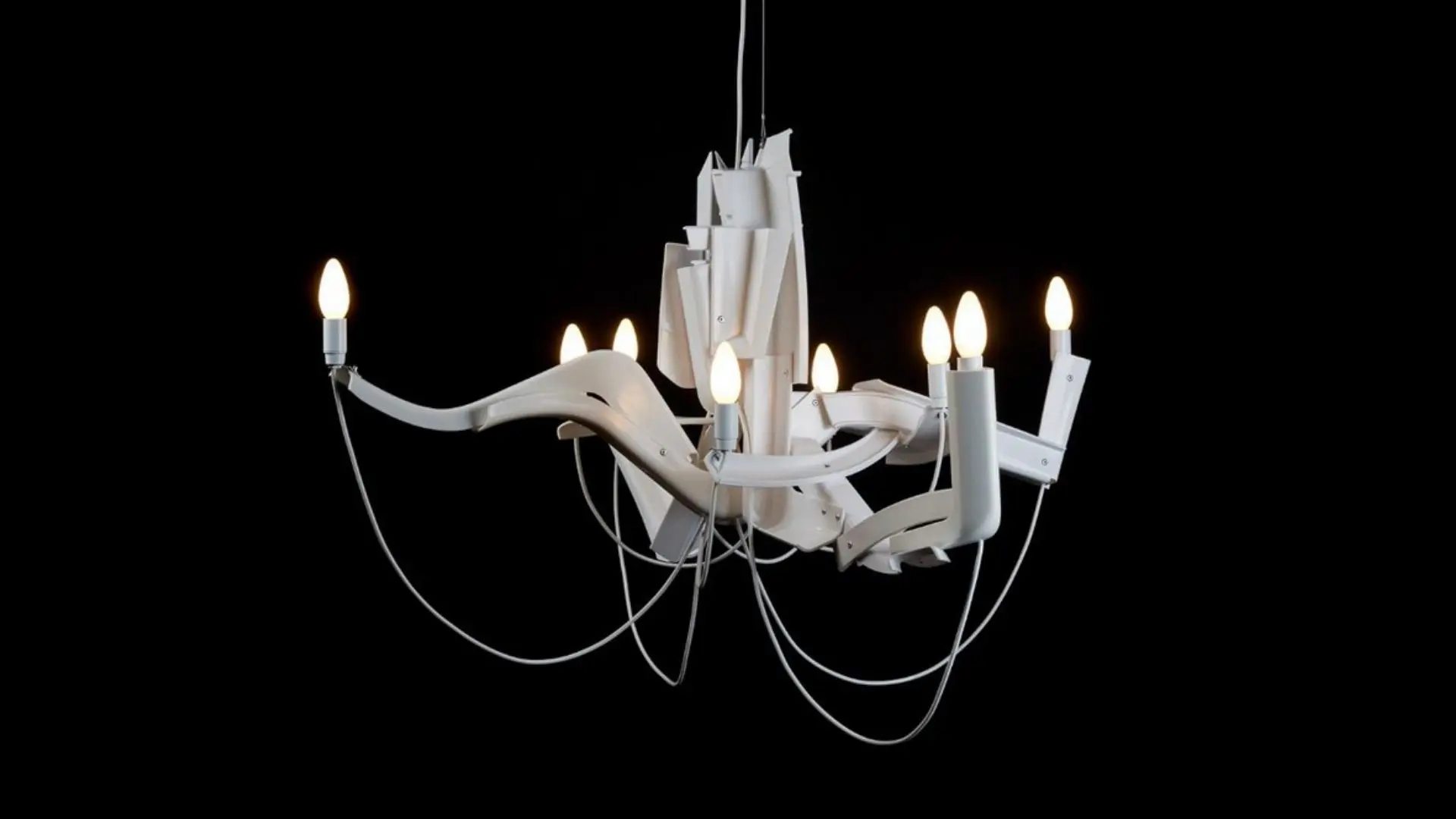 Chandelier, Monobloc Dinner Party _ 10 whimsical creations by Pierre Castignola - Cover