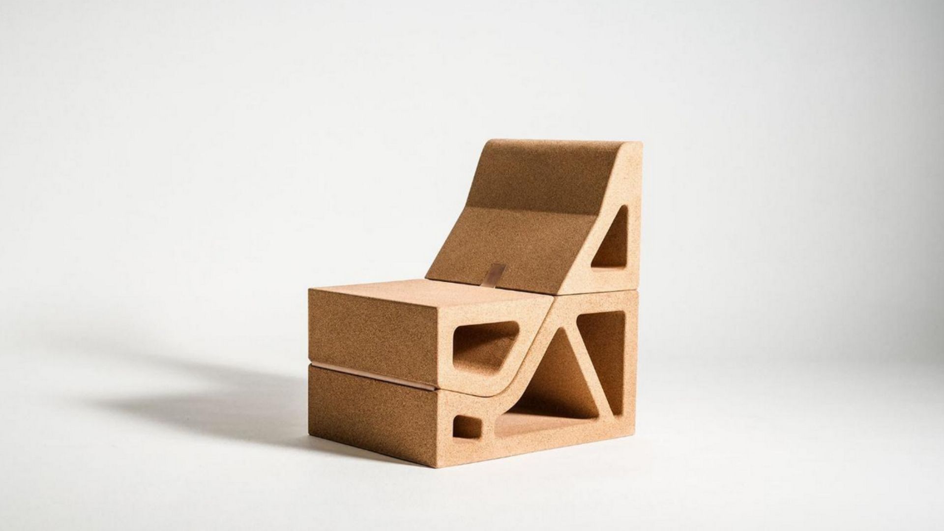 Tumble _ 4 minimalistic cork furniture to soften your space - Cover