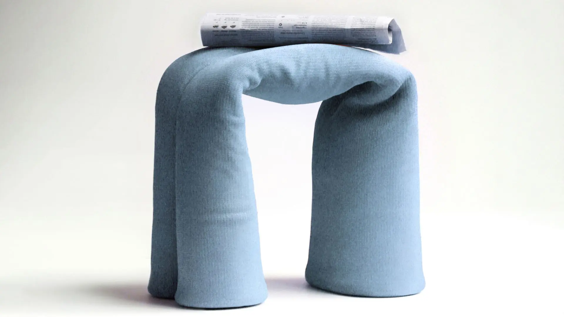RUG'N Roll stool by BUDDE furniture design studio _ DesignWanted Award 2023 winner _ product design category _ Milan Design Week