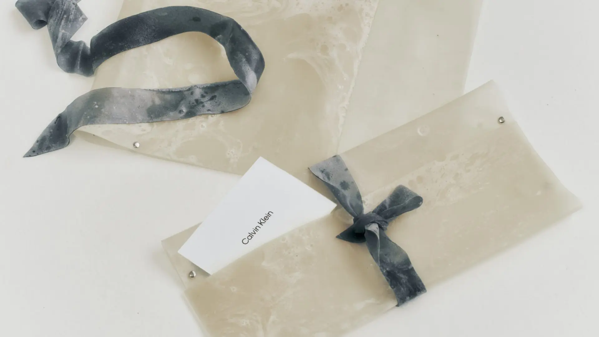 Calvin Klein Gift Wrap by Natural Material Studio