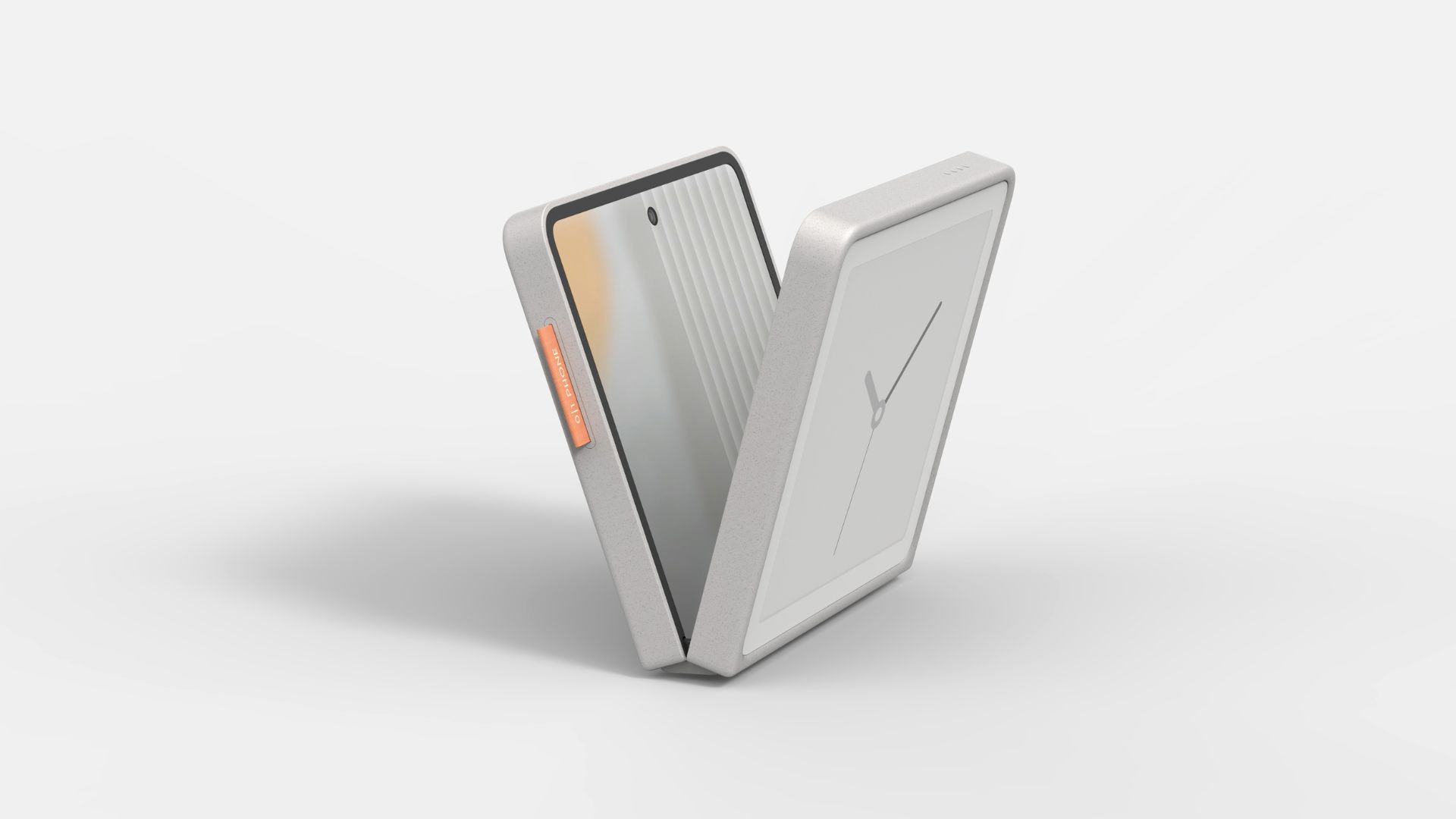 0/1 phone: a minimal foldable phone for digital detox : DesignWanted