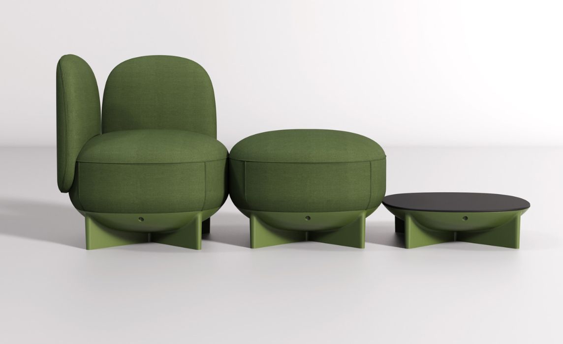 to – go chairs poofs by Favaretto&Partners for Gaber