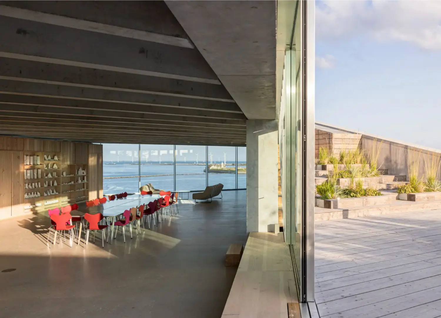 Bjarke Ingels Group’s new Copenhagen headquarters has vegetation integrated throughout the building. © Bjarke Ingels Group