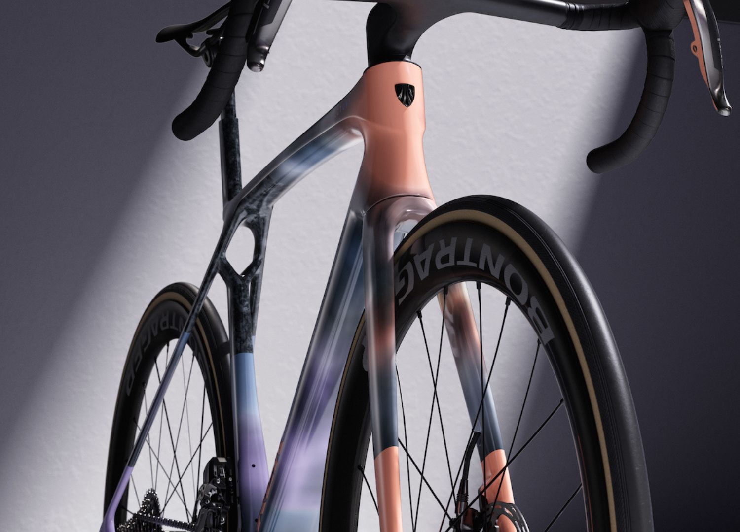 No two bikes are alike: each hand-sprayed cloud burst and ambient fade is individually crafted. - © Trek