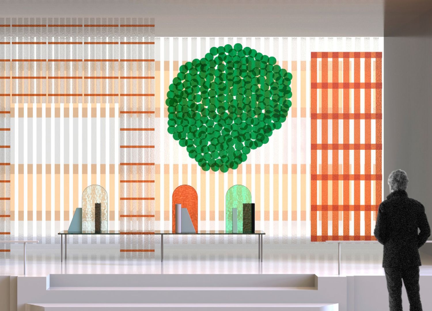 POETICA draws inspiration from the act of making and storytelling and explores how materials hold traces of process and meaning. - © WonderGlass & Calico Wallpaper