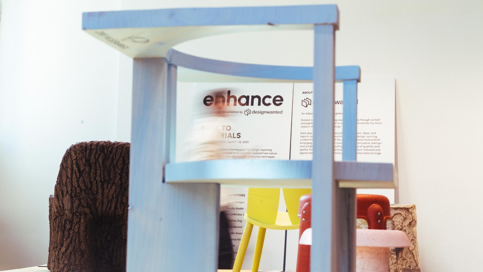 Enhance exhibition - Back to Materials by DesignWanted _ Milan Design Week 2025 - cover