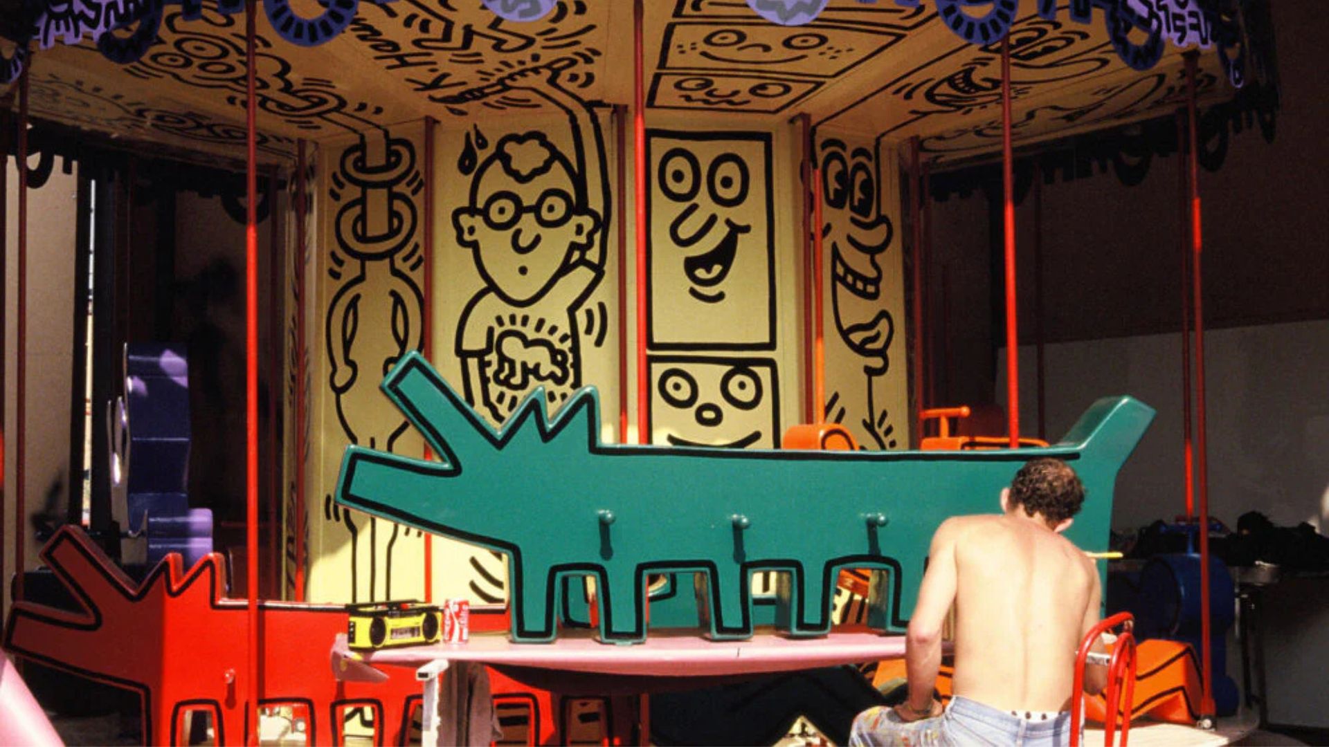 keith haring gufram luna luna