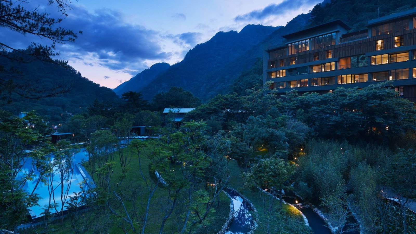 HOSHINOYA Guguan,- Aerial shot © Hoshinoya