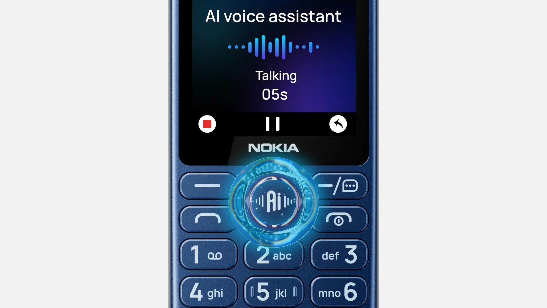 Is it necessary to add an AI assistant button to retro feature phones?
